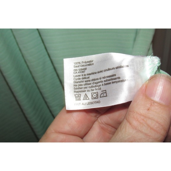 Greg Norman Men's Play Dry Mint Green Short Sleeve Golf Polo Shirt Size XL - Picture 8 of 8